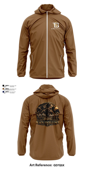 Windbreaker, Black Excellence, , Teamtime, Team time, sublimation, custom sports apparel, team uniforms, spirit wear, spiritwear, sports uniforms, custom shirts, team store, custom team store, fundraiser sports, apparel fundraiser