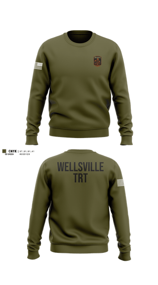 Crew Neck Sweatshirt, Wellsville TRT, EMS/EMT, Teamtime, Team time, sublimation, custom sports apparel, team uniforms, spirit wear, spiritwear, sports uniforms, custom shirts, team store, custom team store, fundraiser sports, apparel fundraiser