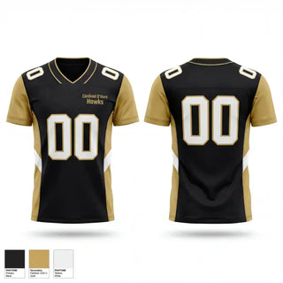 Football Jersey, Cardinal Ohara Hawks, , Teamtime, Team time, sublimation, custom sports apparel, team uniforms, spirit wear, spiritwear, sports uniforms, custom shirts, team store, custom team store, fundraiser sports, apparel fundraiser