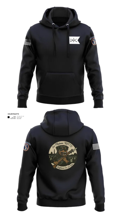 Doghouse 1st Platoon Rottweilers 61598708 Hoodie - 30