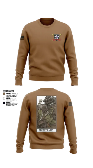 Crew Neck Sweatshirt, 2ID DIVARTY, Army, Teamtime, Team time, sublimation, custom sports apparel, team uniforms, spirit wear, spiritwear, sports uniforms, custom shirts, team store, custom team store, fundraiser sports, apparel fundraiser