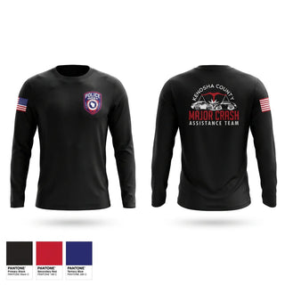Long Sleeve Performance Shirt, Kenosha Major Crash Assistance Team, Police, Teamtime, Team time, sublimation, custom sports apparel, team uniforms, spirit wear, spiritwear, sports uniforms, custom shirts, team store, custom team store, fundraiser sports, apparel fundraiser