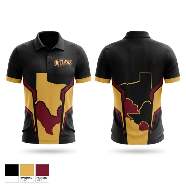 Short Sleeve Performance Polo, Outlaws, Softball, Teamtime, Team time, sublimation, custom sports apparel, team uniforms, spirit wear, spiritwear, sports uniforms, custom shirts, team store, custom team store, fundraiser sports, apparel fundraiser