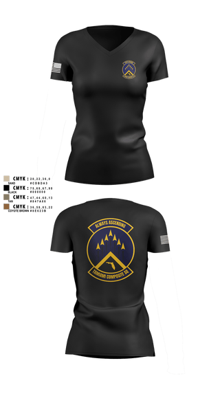 Womens Short Sleeve Vneck Shirt, SER-FL-355 TAMIAMI COMPOSITE SQUADRON, , Teamtime, Team time, sublimation, custom sports apparel, team uniforms, spirit wear, spiritwear, sports uniforms, custom shirts, team store, custom team store, fundraiser sports, apparel fundraiser