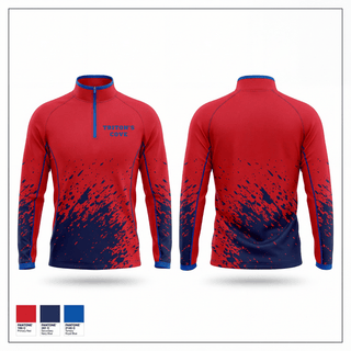 Quarter Zip Jacket, Triton’s Cove, Swimming, Teamtime, Team time, sublimation, custom sports apparel, team uniforms, spirit wear, spiritwear, sports uniforms, custom shirts, team store, custom team store, fundraiser sports, apparel fundraiser