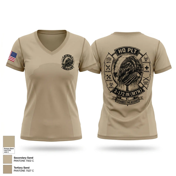 Womens Short Sleeve Vneck Shirt, F CO 3-172 IBCT, Army, Teamtime, Team time, sublimation, custom sports apparel, team uniforms, spirit wear, spiritwear, sports uniforms, custom shirts, team store, custom team store, fundraiser sports, apparel fundraiser
