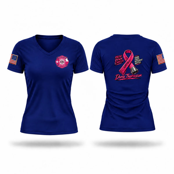 Womens Short Sleeve Vneck Shirt, La Marque 3282 Public, Fire Department, Teamtime, Team time, sublimation, custom sports apparel, team uniforms, spirit wear, spiritwear, sports uniforms, custom shirts, team store, custom team store, fundraiser sports, apparel fundraiser
