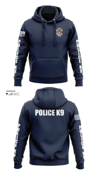 Hoodie, St George Police K9, Police, Teamtime, Team time, sublimation, custom sports apparel, team uniforms, spirit wear, spiritwear, sports uniforms, custom shirts, team store, custom team store, fundraiser sports, apparel fundraiser