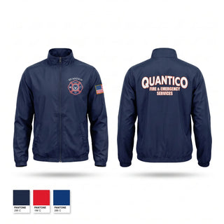 Windbreaker, Quantico Fire and Emergency Services, Fire Department, Teamtime, Team time, sublimation, custom sports apparel, team uniforms, spirit wear, spiritwear, sports uniforms, custom shirts, team store, custom team store, fundraiser sports, apparel fundraiser