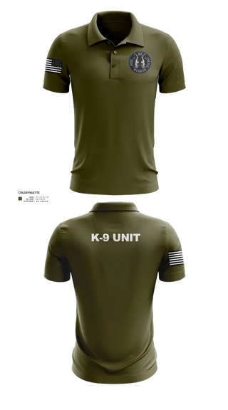 Short Sleeve Performance Polo, EPD K-9, Police, Teamtime, Team time, sublimation, custom sports apparel, team uniforms, spirit wear, spiritwear, sports uniforms, custom shirts, team store, custom team store, fundraiser sports, apparel fundraiser