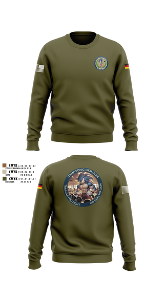 Crew Neck Sweatshirt, DEU EinsKtgt CD/CBI, , Teamtime, Team time, sublimation, custom sports apparel, team uniforms, spirit wear, spiritwear, sports uniforms, custom shirts, team store, custom team store, fundraiser sports, apparel fundraiser