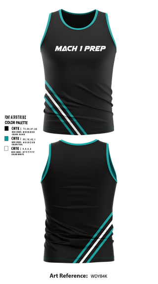Tank Top, Mach 1 Prep, Track & Field, Teamtime, Team time, sublimation, custom sports apparel, team uniforms, spirit wear, spiritwear, sports uniforms, custom shirts, team store, custom team store, fundraiser sports, apparel fundraiser