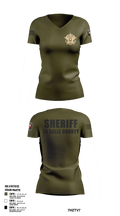 La Salle county sheriff’s office  Women's Short Sleeve V-neck Shirt - 1