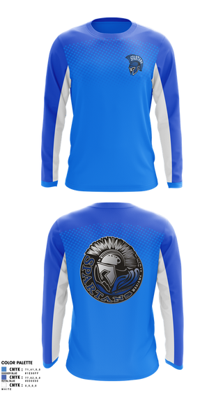 Long Sleeve Performance Shirt, WMS SPRATANS, Cheer, Teamtime, Team time, sublimation, custom sports apparel, team uniforms, spirit wear, spiritwear, sports uniforms, custom shirts, team store, custom team store, fundraiser sports, apparel fundraiser