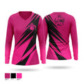 hoopers Women's Long Sleeve V-neck Shirt - 1