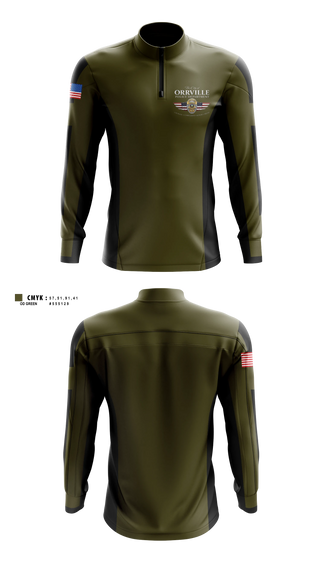 Quarter Zip Jacket, Orrville Police Department, Police, Teamtime, Team time, sublimation, custom sports apparel, team uniforms, spirit wear, spiritwear, sports uniforms, custom shirts, team store, custom team store, fundraiser sports, apparel fundraiser