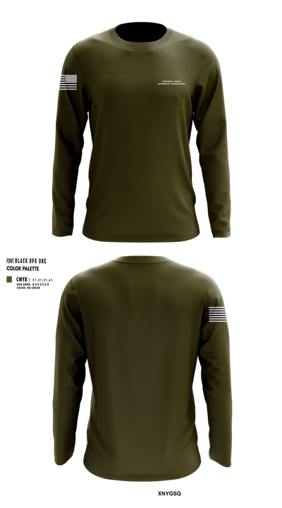 ARTHUR A. BEGG MEMORIAL FOUNDATION 16190937 Long Sleeve Performance Shirt 100