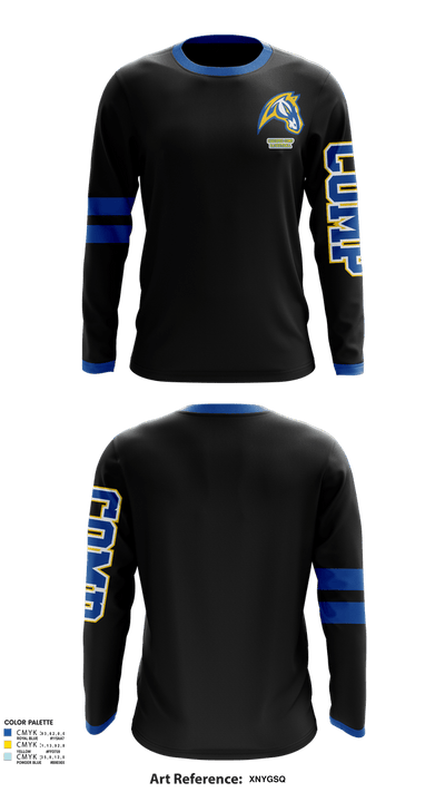 Chicopee Comp Colts Long Sleeve Performance Shirt 3