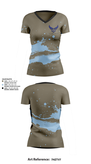 Womens Short Sleeve Vneck Shirt, Team Robbins, Softball, Teamtime, Team time, sublimation, custom sports apparel, team uniforms, spirit wear, spiritwear, sports uniforms, custom shirts, team store, custom team store, fundraiser sports, apparel fundraiser