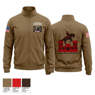 Windbreaker, 630th Engineer Clearance Company, Army, Teamtime, Team time, sublimation, custom sports apparel, team uniforms, spirit wear, spiritwear, sports uniforms, custom shirts, team store, custom team store, fundraiser sports, apparel fundraiser