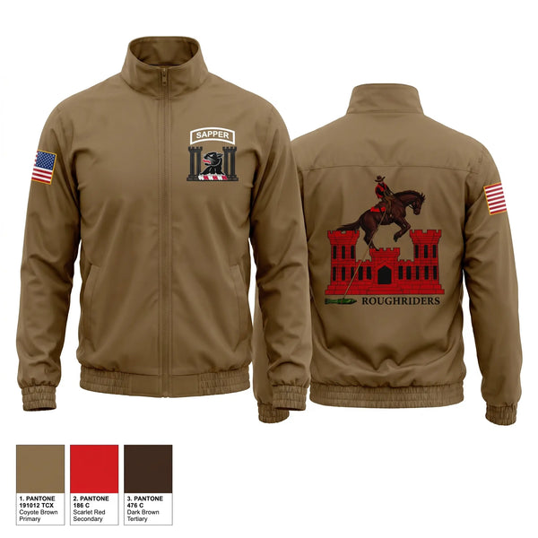 Windbreaker, 630th Engineer Clearance Company, Army, Teamtime, Team time, sublimation, custom sports apparel, team uniforms, spirit wear, spiritwear, sports uniforms, custom shirts, team store, custom team store, fundraiser sports, apparel fundraiser
