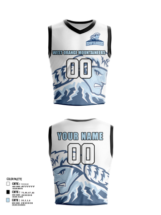 Womens Basketball Jersey, West Orange Mountaineers Basketball, Women's Basketball, Teamtime, Team time, sublimation, custom sports apparel, team uniforms, spirit wear, spiritwear, sports uniforms, custom shirts, team store, custom team store, fundraiser sports, apparel fundraiser
