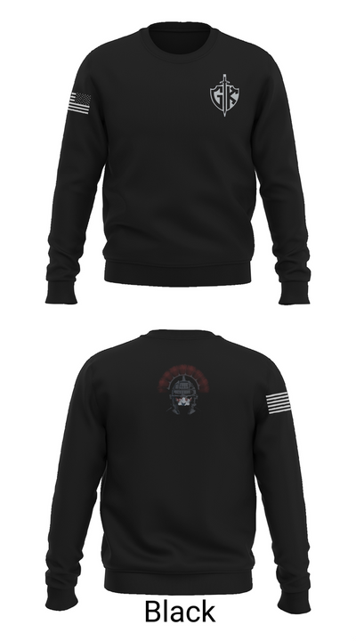 HQ PLT, A CO, USDB BN (CORR) 15623117 Crew Neck Sweatshirt - 25