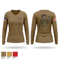 OCS Team 2 Women's Long Sleeve V-neck Shirt - 1