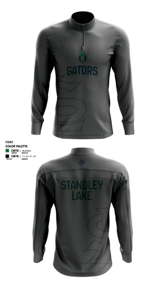 Quarter Zip Jacket, Oliver's Wolf Pack Hunts CancerShadow Ridge MS Staff, Cycling, Teamtime, Team time, sublimation, custom sports apparel, team uniforms, spirit wear, spiritwear, sports uniforms, custom shirts, team store, custom team store, fundraiser sports, apparel fundraiser