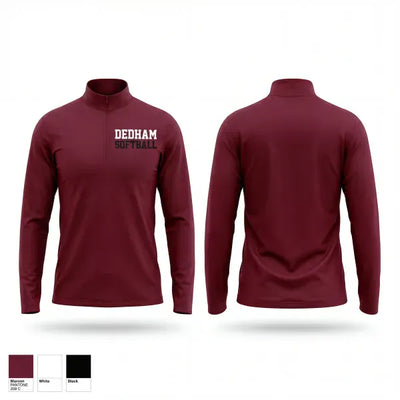 Dedham Softball 55806141 Quarter Zip Jacket - 5