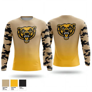 Long Sleeve Performance Shirt, Canton Bears, Men's Lacrosse, Teamtime, Team time, sublimation, custom sports apparel, team uniforms, spirit wear, spiritwear, sports uniforms, custom shirts, team store, custom team store, fundraiser sports, apparel fundraiser