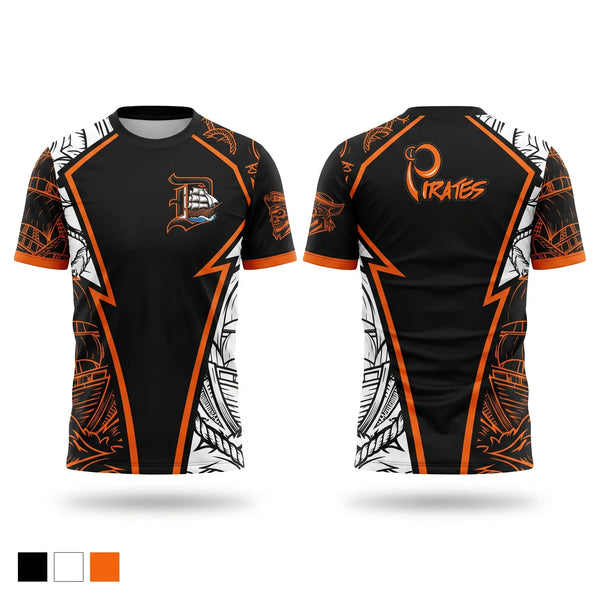 Short Sleeve Performance Shirt, A.C. DAVIS PIRATES, , Teamtime, Team time, sublimation, custom sports apparel, team uniforms, spirit wear, spiritwear, sports uniforms, custom shirts, team store, custom team store, fundraiser sports, apparel fundraiser