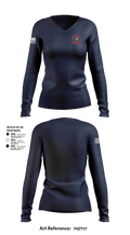 Sevier County Volunteer Rescue Squad 18598380 Women's Long Sleeve V-neck Shirt - 25