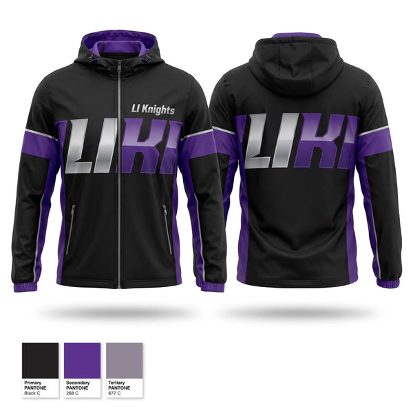 Windbreaker, LI Knights, Women's Volleyball, Teamtime, Team time, sublimation, custom sports apparel, team uniforms, spirit wear, spiritwear, sports uniforms, custom shirts, team store, custom team store, fundraiser sports, apparel fundraiser