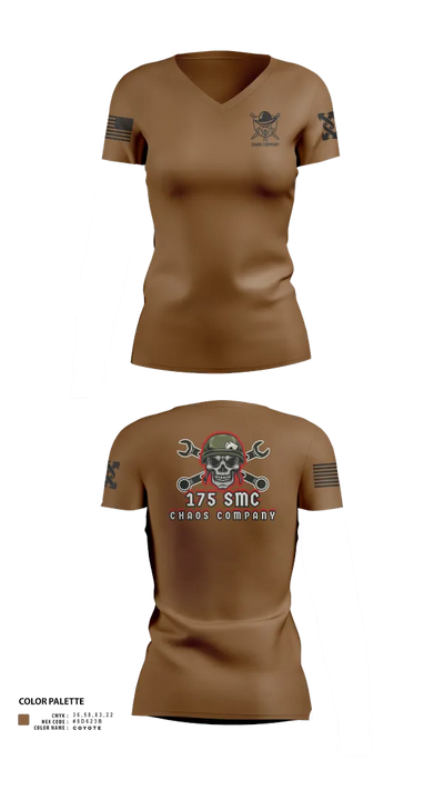 175 SMC 33124890 Women's Short Sleeve V-neck Shirt - 30