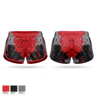 Womens Shorts, Mississippi Bandits Youth Football and Cheer Team, , Teamtime, Team time, sublimation, custom sports apparel, team uniforms, spirit wear, spiritwear, sports uniforms, custom shirts, team store, custom team store, fundraiser sports, apparel fundraiser
