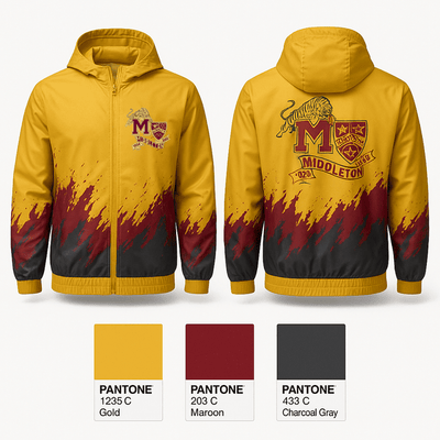 MIDDLETON TIGERS  Windbreaker - 1