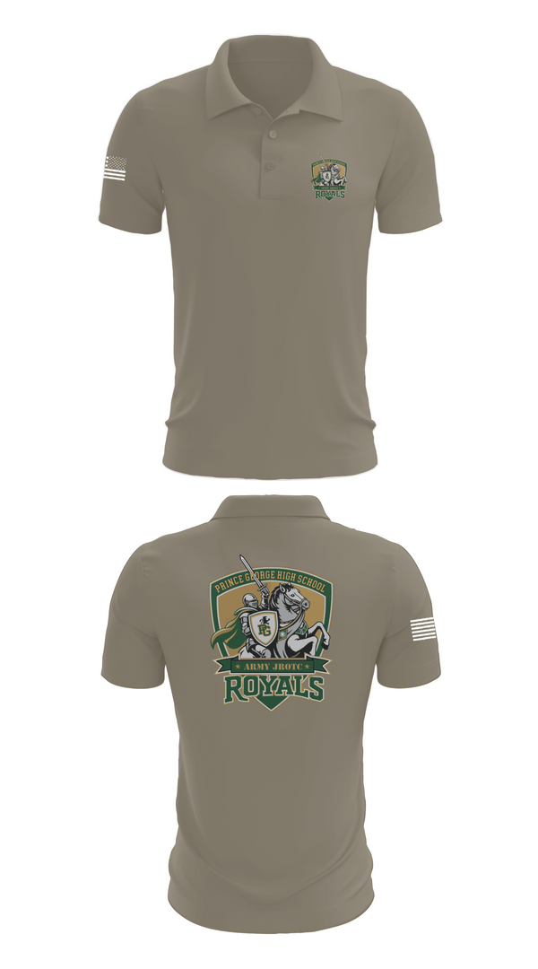 Short Sleeve Performance Polo, Royals Battalion, Army, Teamtime, Team time, sublimation, custom sports apparel, team uniforms, spirit wear, spiritwear, sports uniforms, custom shirts, team store, custom team store, fundraiser sports, apparel fundraiser