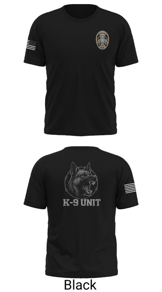 Old School Cotton Feel Shirt, Farmersville Police K9 Unit, Police, Teamtime, Team time, sublimation, custom sports apparel, team uniforms, spirit wear, spiritwear, sports uniforms, custom shirts, team store, custom team store, fundraiser sports, apparel fundraiser