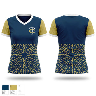 Womens Short Sleeve Vneck Shirt, Tattnall County Warriors, Softball, Teamtime, Team time, sublimation, custom sports apparel, team uniforms, spirit wear, spiritwear, sports uniforms, custom shirts, team store, custom team store, fundraiser sports, apparel fundraiser