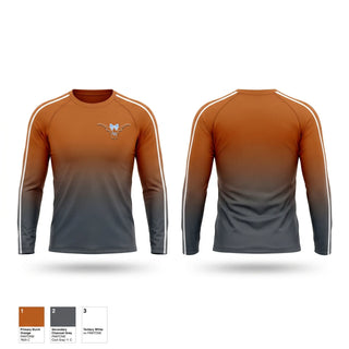 Long Sleeve Performance Shirt, Central Pa Longhorns, Softball, Teamtime, Team time, sublimation, custom sports apparel, team uniforms, spirit wear, spiritwear, sports uniforms, custom shirts, team store, custom team store, fundraiser sports, apparel fundraiser