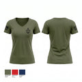 CPO 24463274 Women's Short Sleeve V-neck Shirt - 1