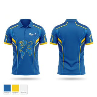 Short Sleeve Performance Polo, Big LC, Cheer, Teamtime, Team time, sublimation, custom sports apparel, team uniforms, spirit wear, spiritwear, sports uniforms, custom shirts, team store, custom team store, fundraiser sports, apparel fundraiser