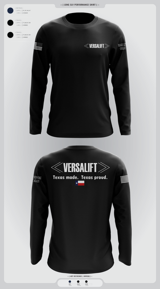 Long Sleeve Performance Shirt, Versalift, , Teamtime, Team time, sublimation, custom sports apparel, team uniforms, spirit wear, spiritwear, sports uniforms, custom shirts, team store, custom team store, fundraiser sports, apparel fundraiser