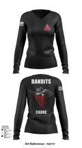B CO Recruiting 47565557 Women's Long Sleeve V-neck Shirt - 57