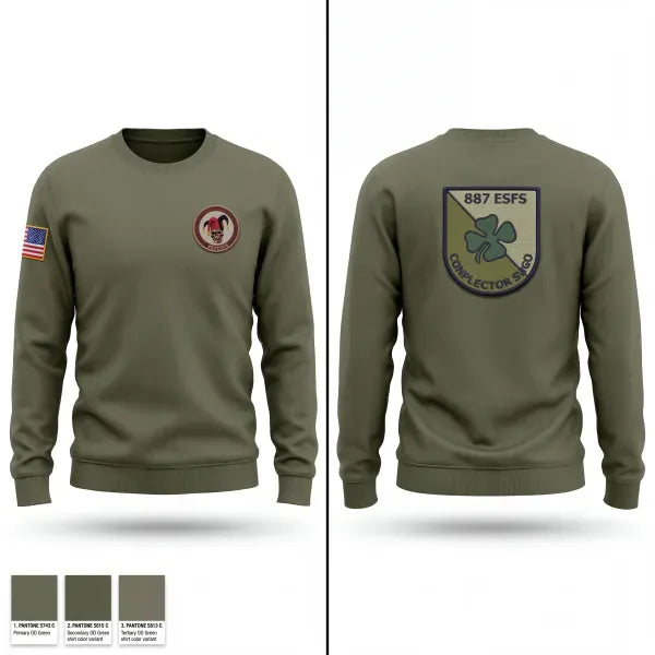Crew Neck Sweatshirt, 887 esfs, Air Force, Teamtime, Team time, sublimation, custom sports apparel, team uniforms, spirit wear, spiritwear, sports uniforms, custom shirts, team store, custom team store, fundraiser sports, apparel fundraiser