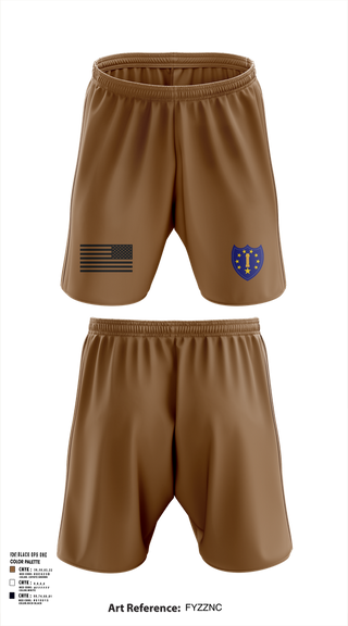 Athletic Shorts With Pockets, 54th Troop Command, , Teamtime, Team time, sublimation, custom sports apparel, team uniforms, spirit wear, spiritwear, sports uniforms, custom shirts, team store, custom team store, fundraiser sports, apparel fundraiser