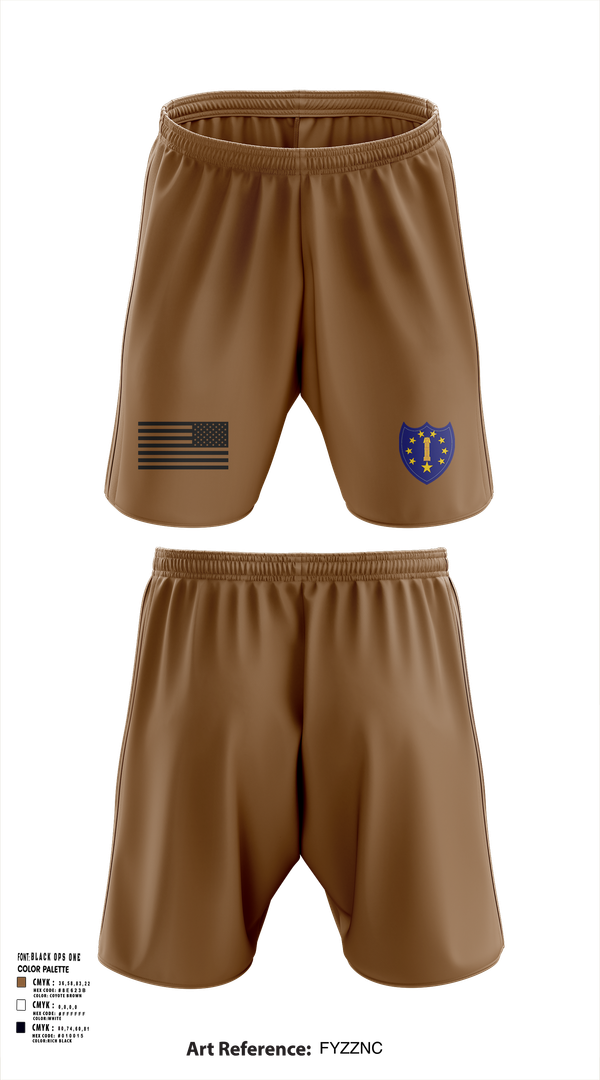 Athletic Shorts With Pockets, 54th Troop Command, , Teamtime, Team time, sublimation, custom sports apparel, team uniforms, spirit wear, spiritwear, sports uniforms, custom shirts, team store, custom team store, fundraiser sports, apparel fundraiser