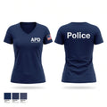 Ashland Police Department Women's Short Sleeve V-neck Shirt - 1