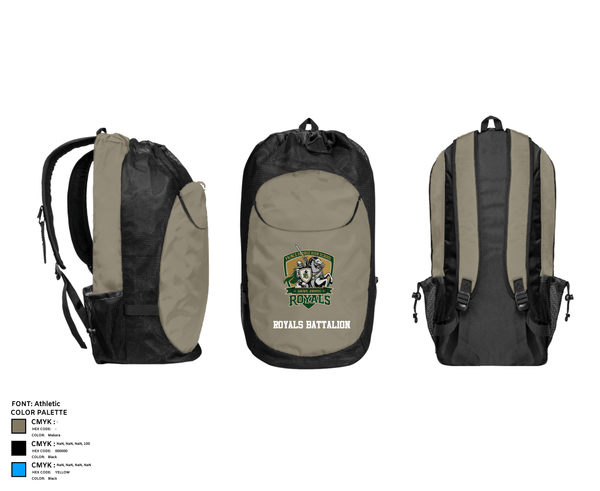 Gear Bag, Royals Battalion, Army, Teamtime, Team time, sublimation, custom sports apparel, team uniforms, spirit wear, spiritwear, sports uniforms, custom shirts, team store, custom team store, fundraiser sports, apparel fundraiser